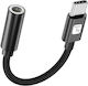 Techly Usbc-dac24j Μετατροπέας USB-C male σε 3.5mm female 1τμχ