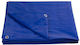 Strend Pro Standard Waterproof Tarpaulin 3x3m Eyelets 80g/m²