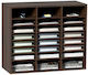 Vevor Filing Tray Brown 29x12x24.4cm