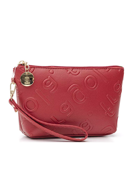 Fragola Toiletry Bag in Red color 21cm