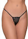 Milena by Paris Γυναικείο Sexy String Μαύρο