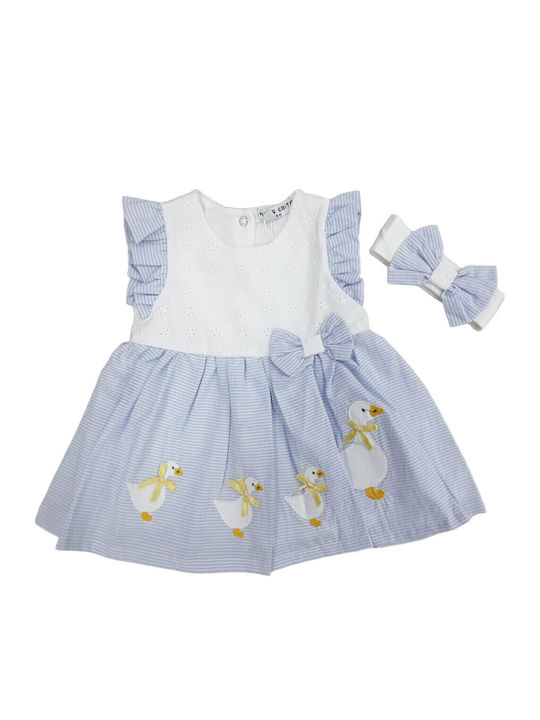 Evita Rochie pentru fete White Blue Ducks White, Blue