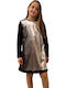 Children's Dress with Sequins Silver