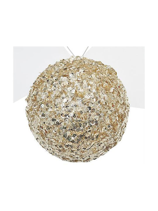 Hanging Ball Ornament Ornament Gold 15cm