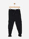 Kids' Cargo Fabric Pants Black