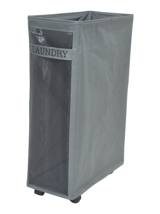 Ankor Fabric Laundry Basket 40lt with Cap 40x19x60cm Gray