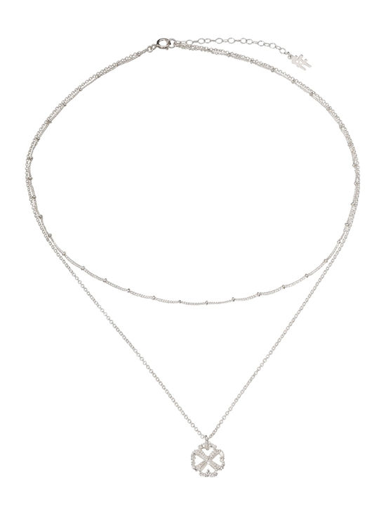 Folli Follie Colier Dublu cu design Inima