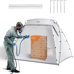 Φορητή Σκηνή Βαφής Vevor 7.5x5.2x5.2ft Δάπεδο & Δίχτυ Bxspq906262inuco9v0