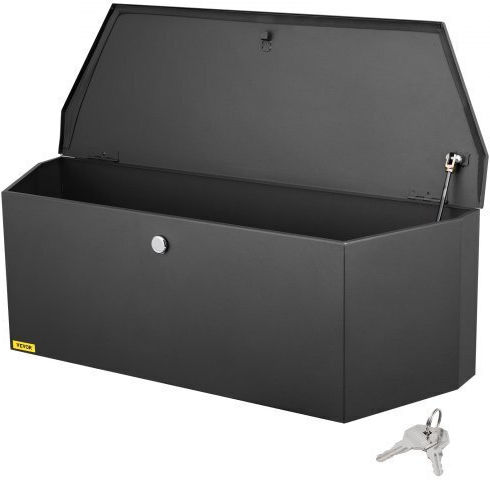 Vevor Trailer Storage Box 36x12x12 Inches Carbon Steel + Lock T36x12x12inchj5v8v0