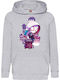 Kids Hoodie Sweatshirt Marvel Comics Tralala Spider Gwen Gray