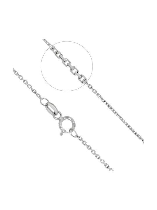Xryseio White Gold Chain Neck 18K Length 40cm