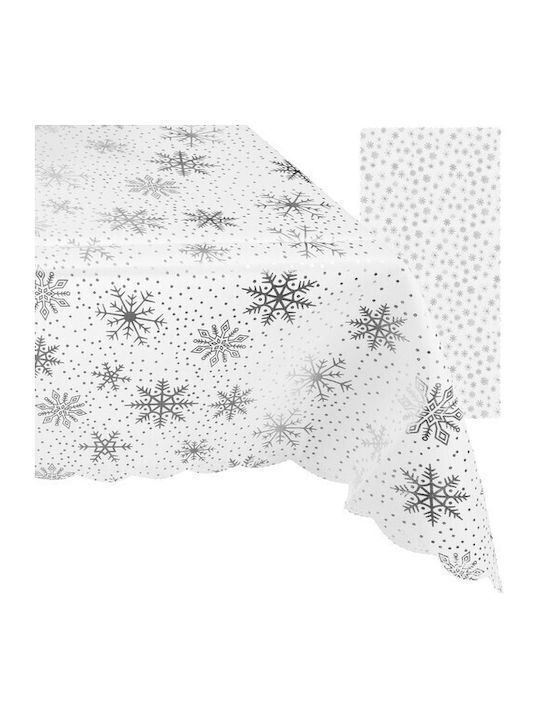 Ruhhy Christmas Tablecloth White L260xW140cm.