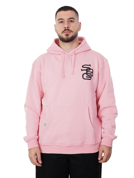 Grimey Sweatshirt with Hood Pink