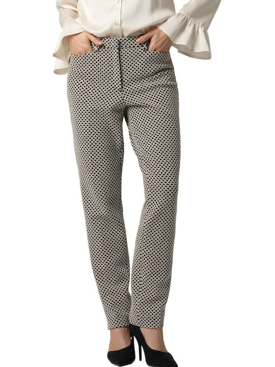 Women's Fabric Trousers Black
