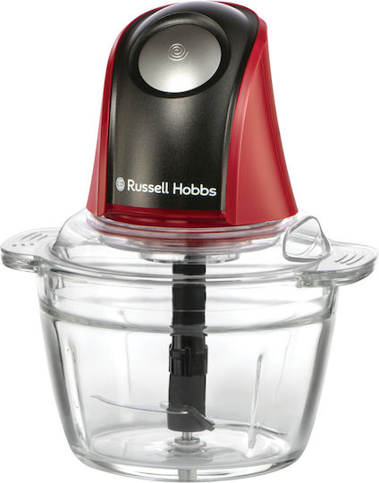 Russell Hobbs Desire Mini-Zerkleinerer Multi 200W mit Behälter 500ml Rot