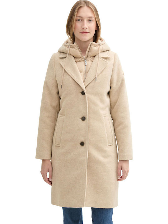 Tom Tailor Winterly Hybrid Women's Light Sand B...