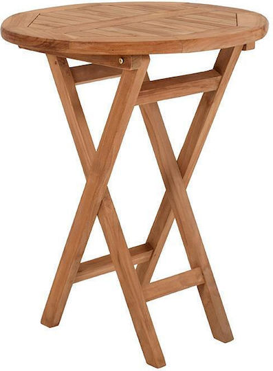 Winston Foldable Garden & Terrace Table 80x80x75 Natural Winston Foldable Garden & Terrace Table 80x80x75 Natural