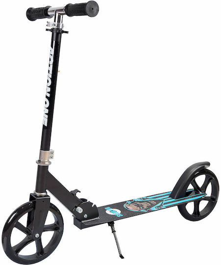 Action One Kids 2-wheel Foldable Scooter Skull Rider Black