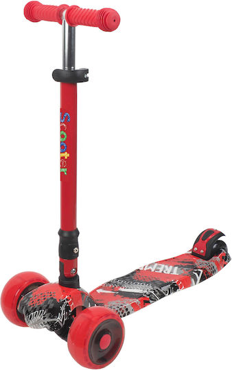 Action One Kids 3-wheel Foldable Scooter Rider Red