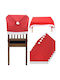 Chair Cover Set 6 Pcs + Tablecloth
