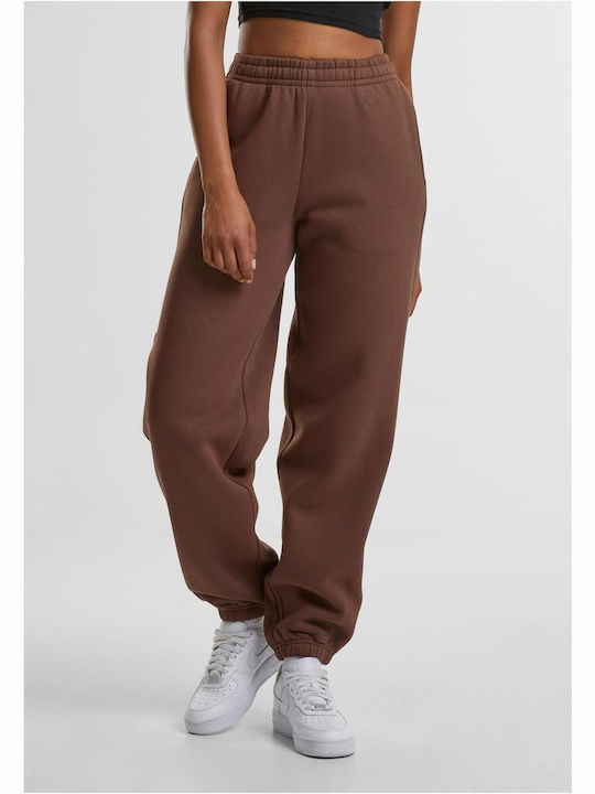 Urban Classics Долнище на анцуг Chocolate Brown