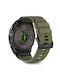 Tech-Protect Armband Stoff Grün (Fenix 5 / 5 Plus / 6 / 6 Pro / 7 / 7 Pro / 8 (47mm))