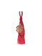 Li-LO Hanging Lucky Charm Home Burgundy made of Metal 26cm 1pcs