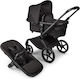 Bugaboo Fox 5 Ρυθμιζόμενο Καρότσι 2 σε 1 Kατάλληλο για Nεογέννητο Black Moonlight