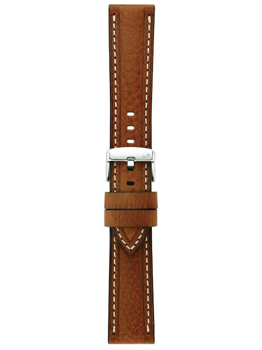 Morellato Lederriemen Tabac Braun 24mm