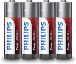 Set 4 baterii alcaline Philips LR6 AA Power