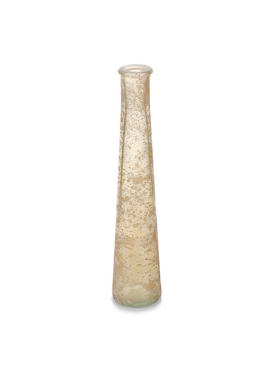 Recycled Glass Vase 0x7x32cm Beige Kaeming