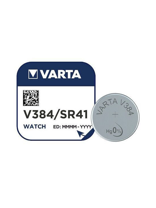 Varta Ag3 Lr41 V384 Silberoxid-Batterie
