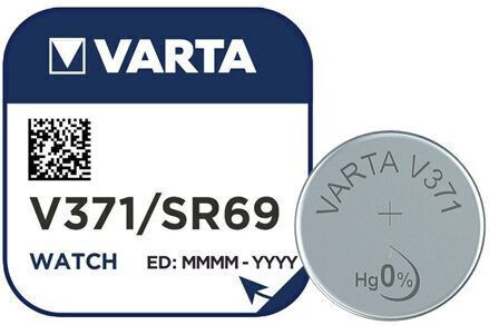 Varta Ag6 Lr69 Sr920 V371 Silberoxid-Batterie
