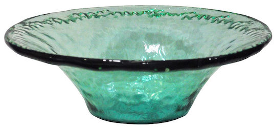 Bol din sticlă verde 30x10cm Pol 5114034