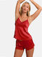 Dorina Sexy Babydoll Rot