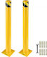 Vevor Traffic Columns Yellow W14xH122cm
