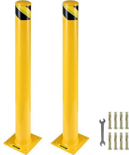 Vevor Traffic Columns Yellow W91xH91cm