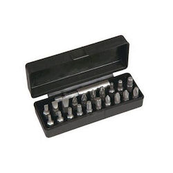 Professional Bit Set 21 Pieces In Box Strend Pro Eve-12054 Chrome-vanadium