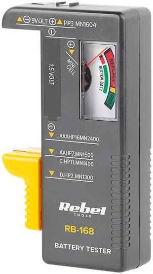 Тестер за батерии 9V бутонни клетки AAA AA C D батерии