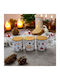 Lid Christmas Mug Glass Transparent L8.5xW9cm.