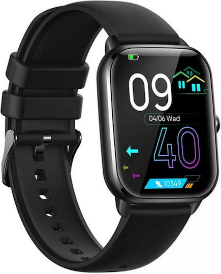 Brățară Fitness Smartwatch Lexus Collection Idealstore Ecran Tactil 3D Apeluri Bluetooth Mesaje Monitorizare Ritm Cardiac Somn Multi-sport Difuzor-microfon Barometru Ip67 Alarmă Android-ios Baterie Lungă Ediția Neagră