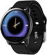Idealstore Smart Fit 90 Smartwatch Silicone Strap Spo2 Oximeter Function Sedentary Alert Function Heart Rate Monitoring Call Sms App Notifications Ip67 Water Resistant 1.3 Inch Full Touch Screen Black