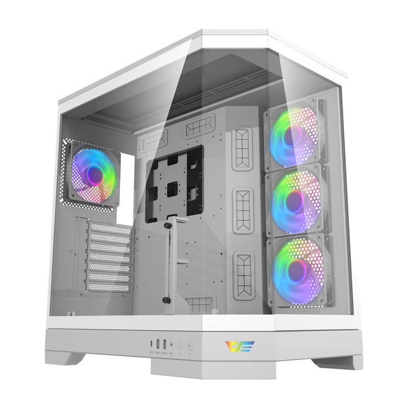 Darkflash DQX90 θήκη υπολογιστή (λευκό)