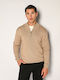 Langarm Beige Pullover