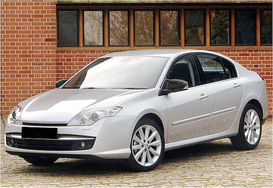 Set 2 Capace Oglindă Stil Batman Renault Laguna III 2007-2014 Culoare Negru Pian Negru Lucios Instalare Ușoară Rezistent la UV Material Premium