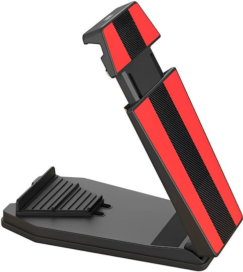 Suport universal pentru telefon și tabletă auto Idealstore, plastic de înaltă calitate, bandă adezivă dublă anti-alunecare, fixare stabilă, unghi flexibil, negru