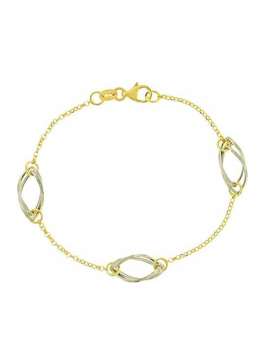 Mertzios.gr Women's Bracelet made of White gold 14K
