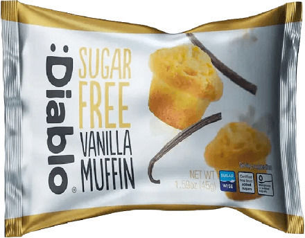 Muffin Βανιλιας Χωρις Σακχαρα 45γρ Diablo