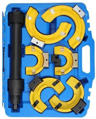 Automotive Spring Compression Set 7 Pieces Max 4500 Kg Steel Universal