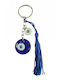 Kostibas Fashion Keychain Metallic Eye Silver